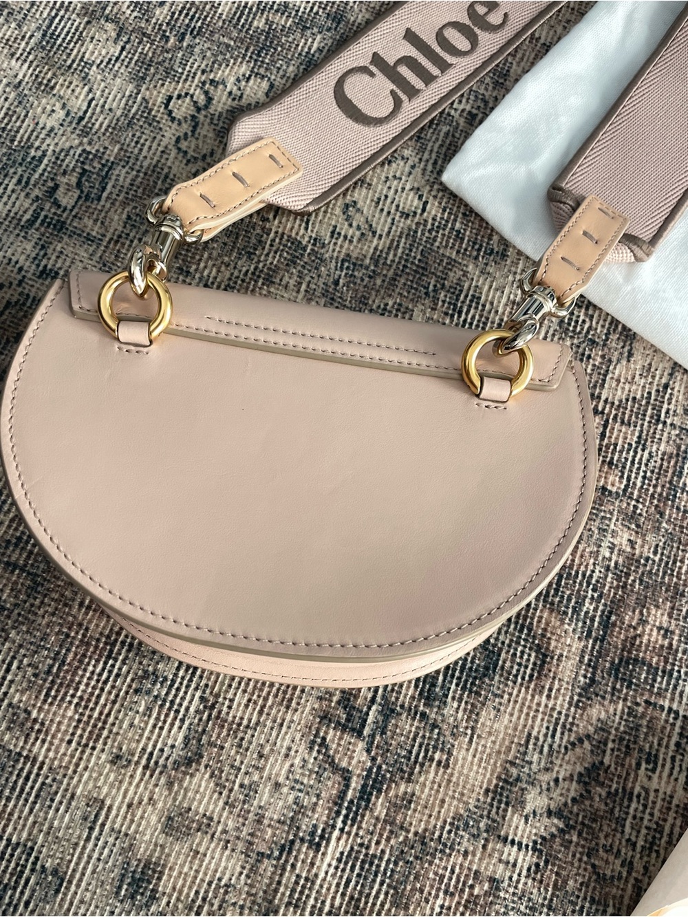Chloé Marcie Mini Flap Crossbody Bag - Picture 7 of 9